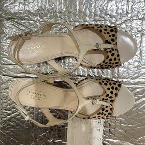 Coach Leopard Sandals